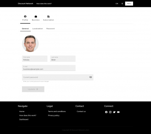 User profile